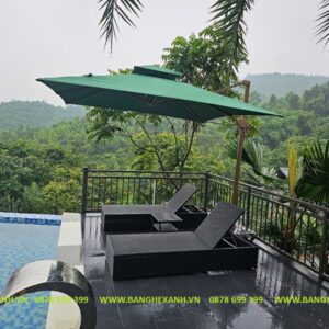Ghế bể bơi mây nhựa TL305