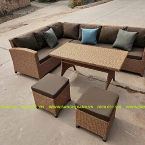 Bộ sofa góc mây nhựa TL144