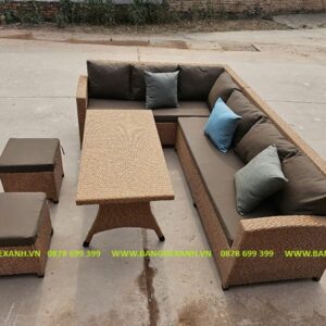 Bộ sofa góc mây nhựa TL144