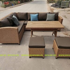 Bộ sofa góc mây nhựa TL144