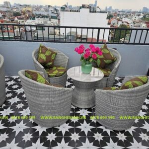Ghế Mây Nhựa Ngoài Trời TL129