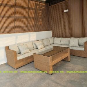 Sofa mây ngoài trời TL1A22