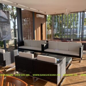 Sofa Mây Nhựa Ngoài Trời TL31