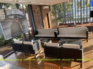 Sofa Mây Nhựa Ngoài Trời TL31