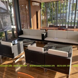 Sofa Mây Nhựa Ngoài Trời TL31