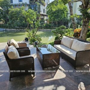 Sofa Mây Nhựa Ngoài Trời TL5A21