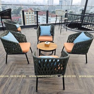 Bàn Ghế Dây Dù Ngoài Trời TL255