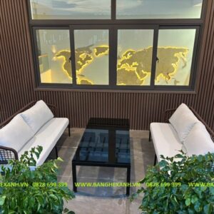 Sofa Mây Nhựa Cao Cấp Ngoài Trời TL614