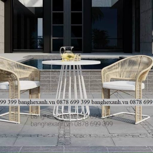 Bàn Ghế Mây Nhựa Cao Cấp TL1A39