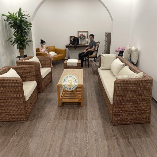 Bàn Ghế Sofa Mây Nhựa TL112