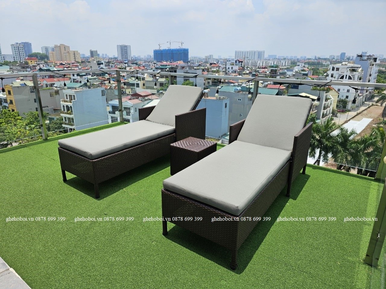Ghế Bể Bơi Mây Nhựa TL1B19