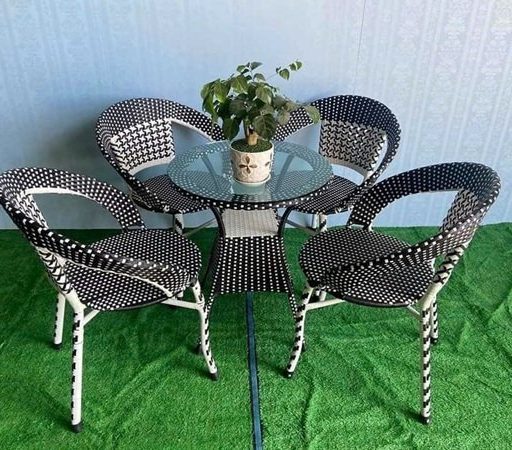Ghế Cafe Mây Nhựa Giá Rẻ TL663