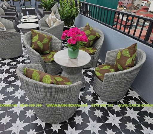 Ghế Mây Nhựa Ngoài Trời TL129