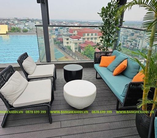 Ghế Mây Nhựa Ngoài Trời TL335
