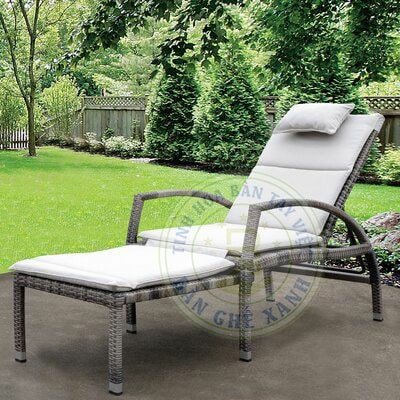 Ghế Tắm Nắng Mây Nhựa TL118