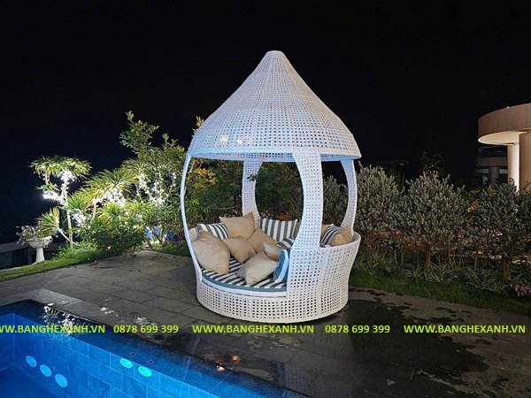 Giường Tắm Nắng Mây Nhựa TL3868