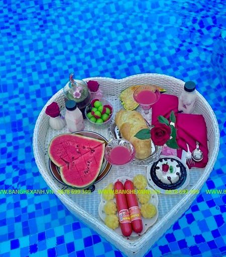Khay Nổi Đựng Đồ Ăn Bể Bơi