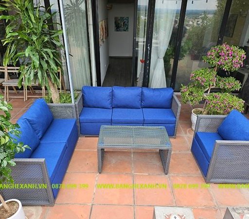 Sofa Mây Nhựa Ngoài Trời TL11