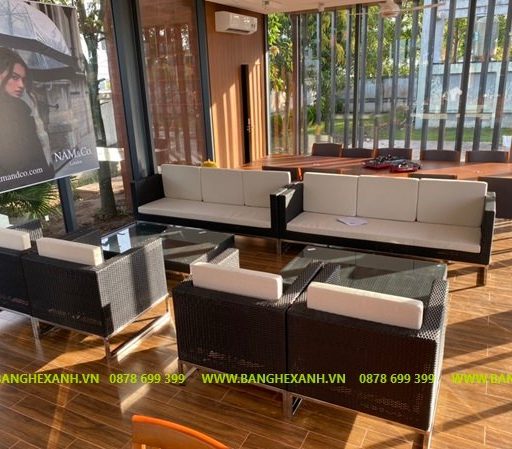 Sofa Mây Nhựa Ngoài Trời TL31