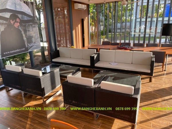 Sofa Mây Nhựa Ngoài Trời TL31