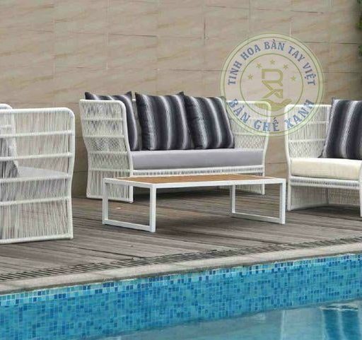 Sofa Mây Nhựa Ngoài Trời TL478