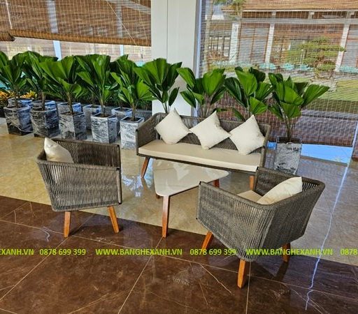 Sofa Ngoài Trời Đan Dây Rope TL146