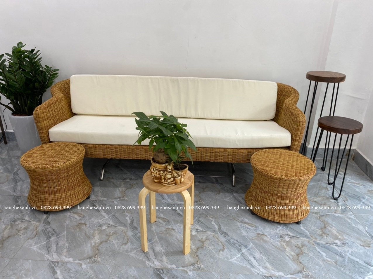 Sofa Mây Nhựa Cao Cấp TL1A40