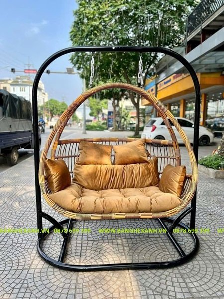 Xích Đu Mây Nhựa Ngoài Trời TL1108