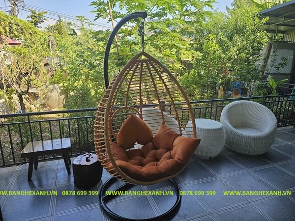 Xích Đu Mây Nhựa Ngoài Trời TL1138