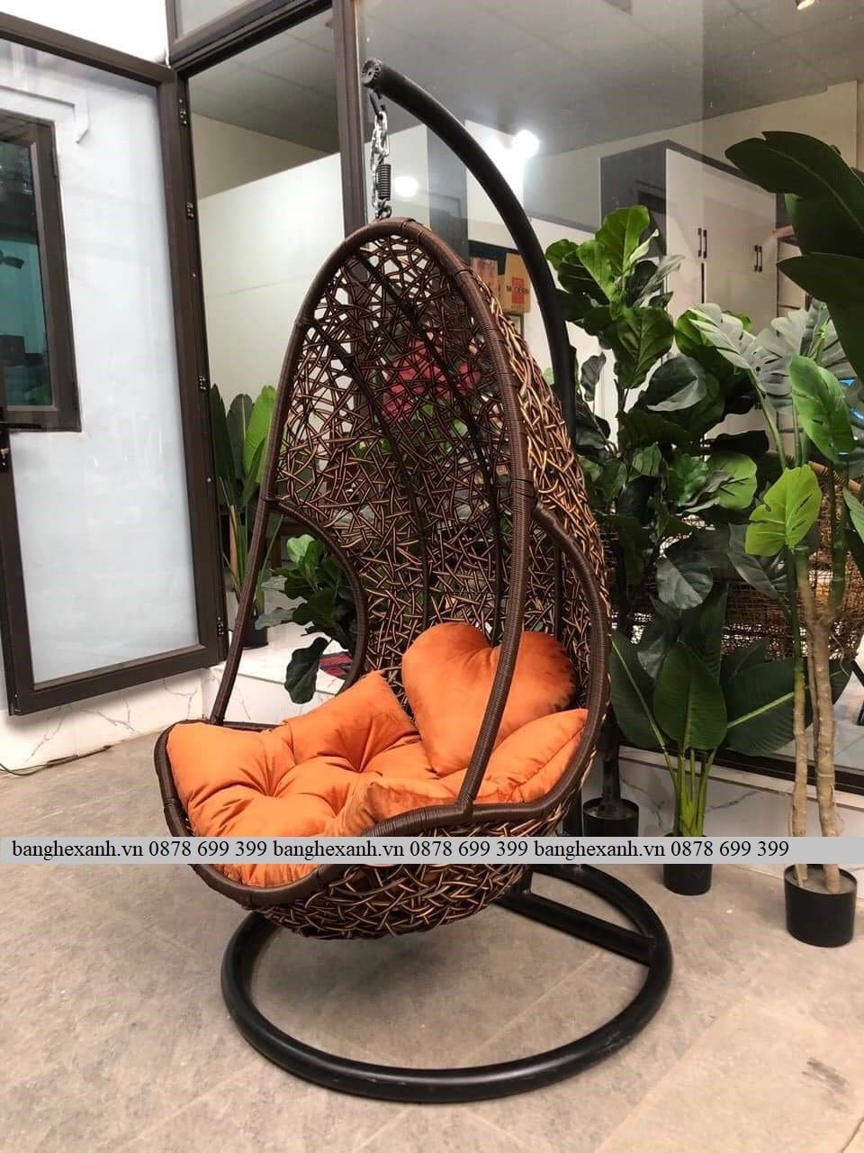 Xích Đu Mây Nhựa Ngoài Trời TL310