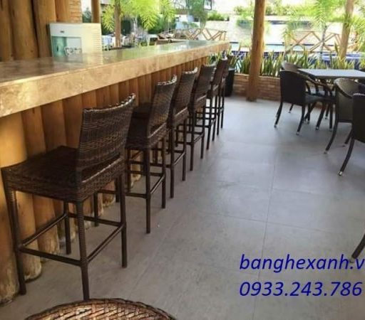Ghế Bar Cafe Mây Nhựa TL8011