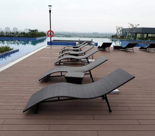 Ghế Bể Bơi Mây Nhựa TL3A22