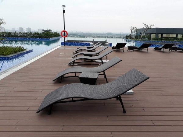 Ghế Bể Bơi Mây Nhựa TL3A22